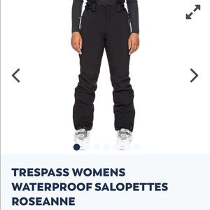 Trespass Fitted Ski Pants Black XS